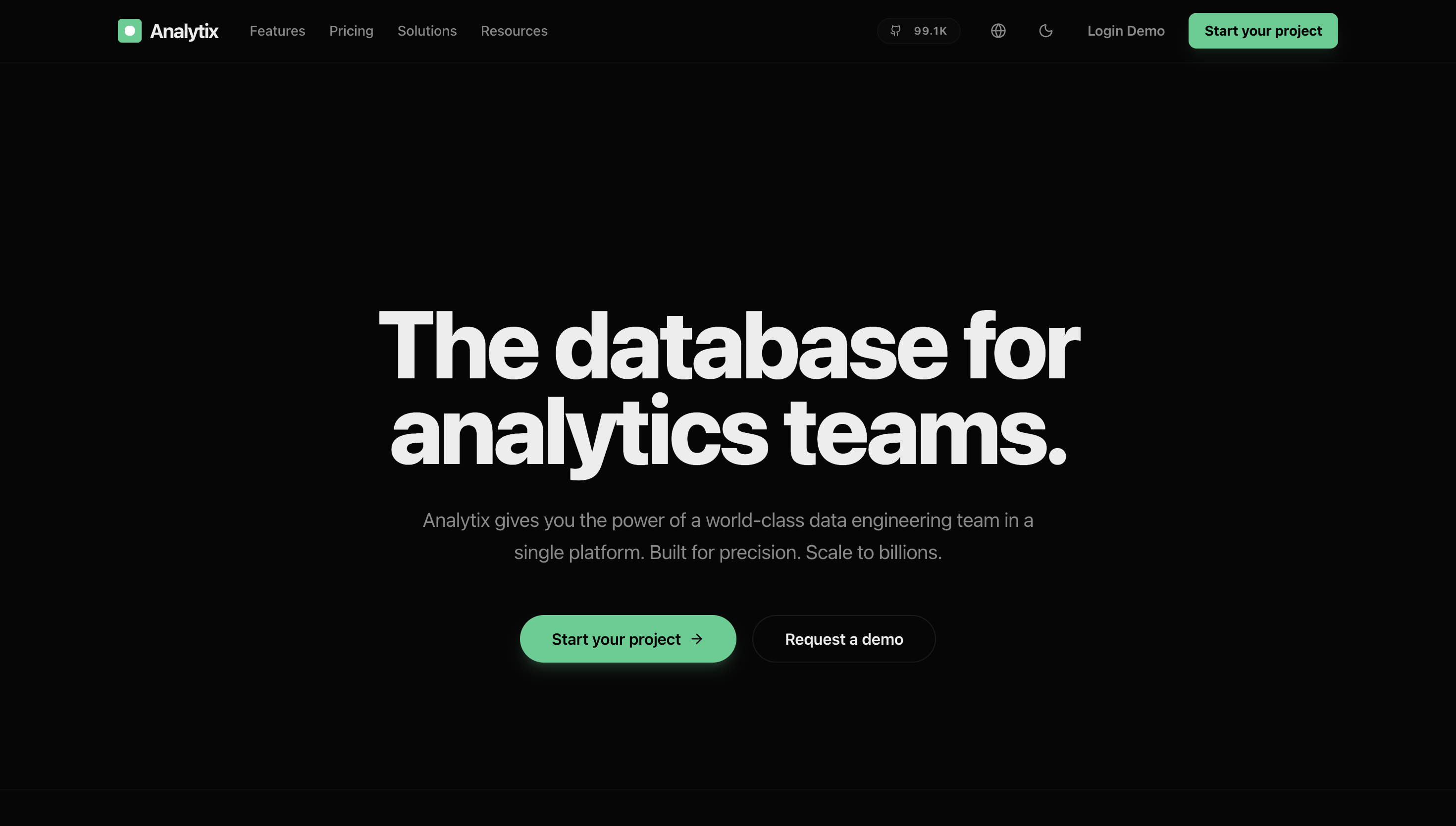 Analytix SaaS Dashboard